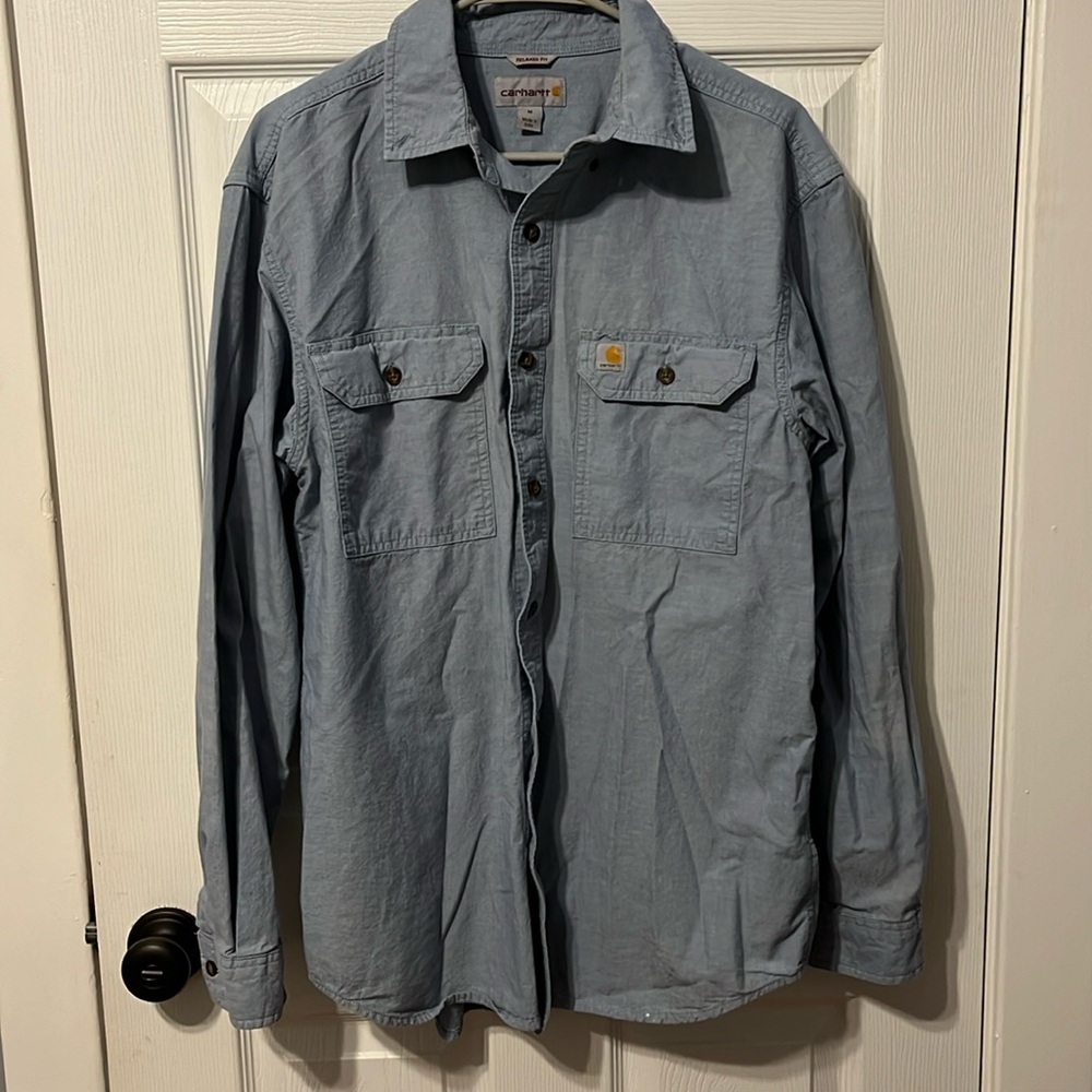 Carhartt Long Sleeve Button Up Medium